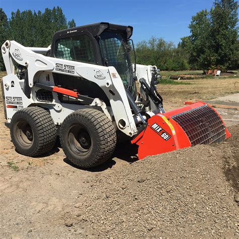 concrete mixer attachement for a skid steer|homemade skid steer concrete mixer.